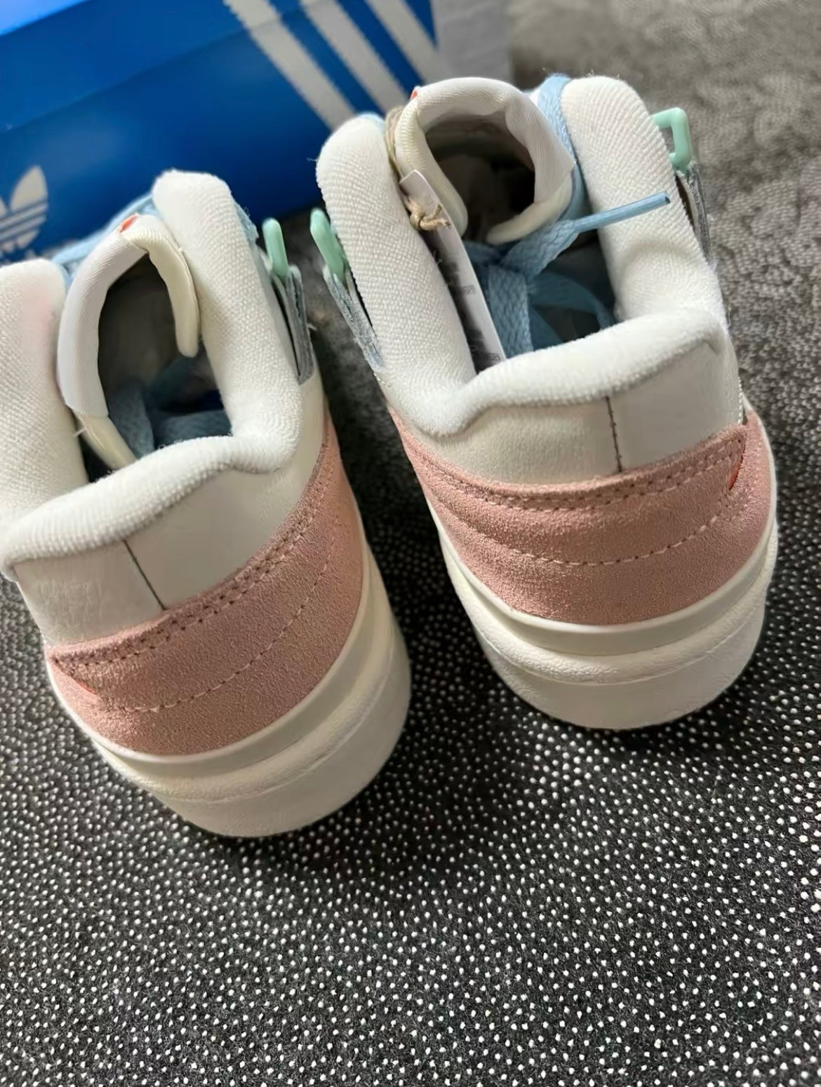 Adidas Originals Forum Exhibit Low Sneakers in White Pastel GX4587 - product image from the listing.