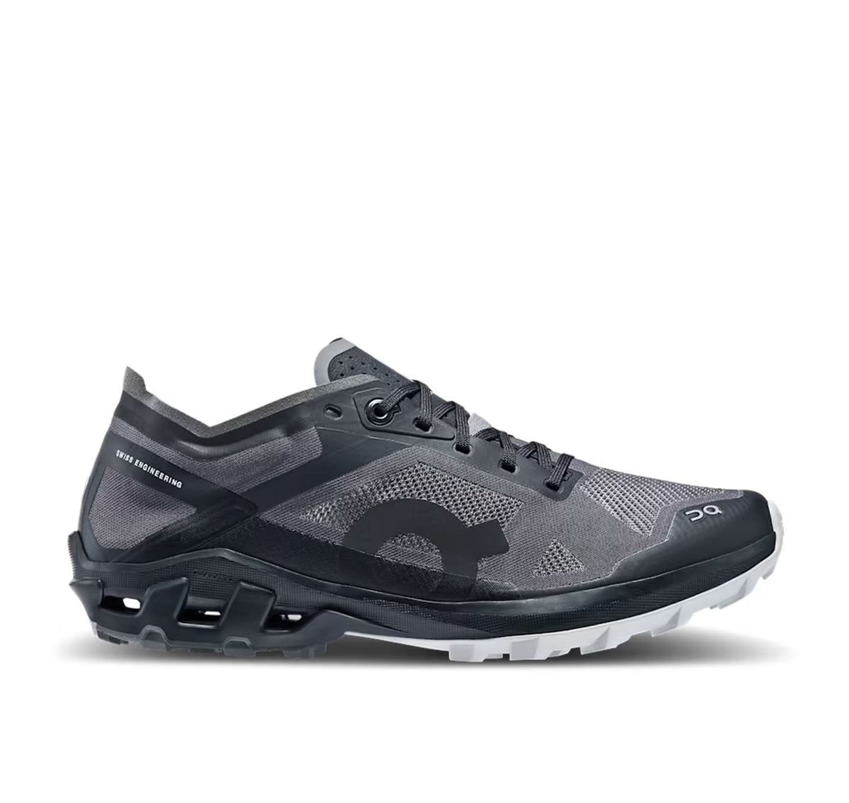 Women's On Cloudventure Peak 3 Black/Glacier Trail Running Shoes - product image from the listing.
