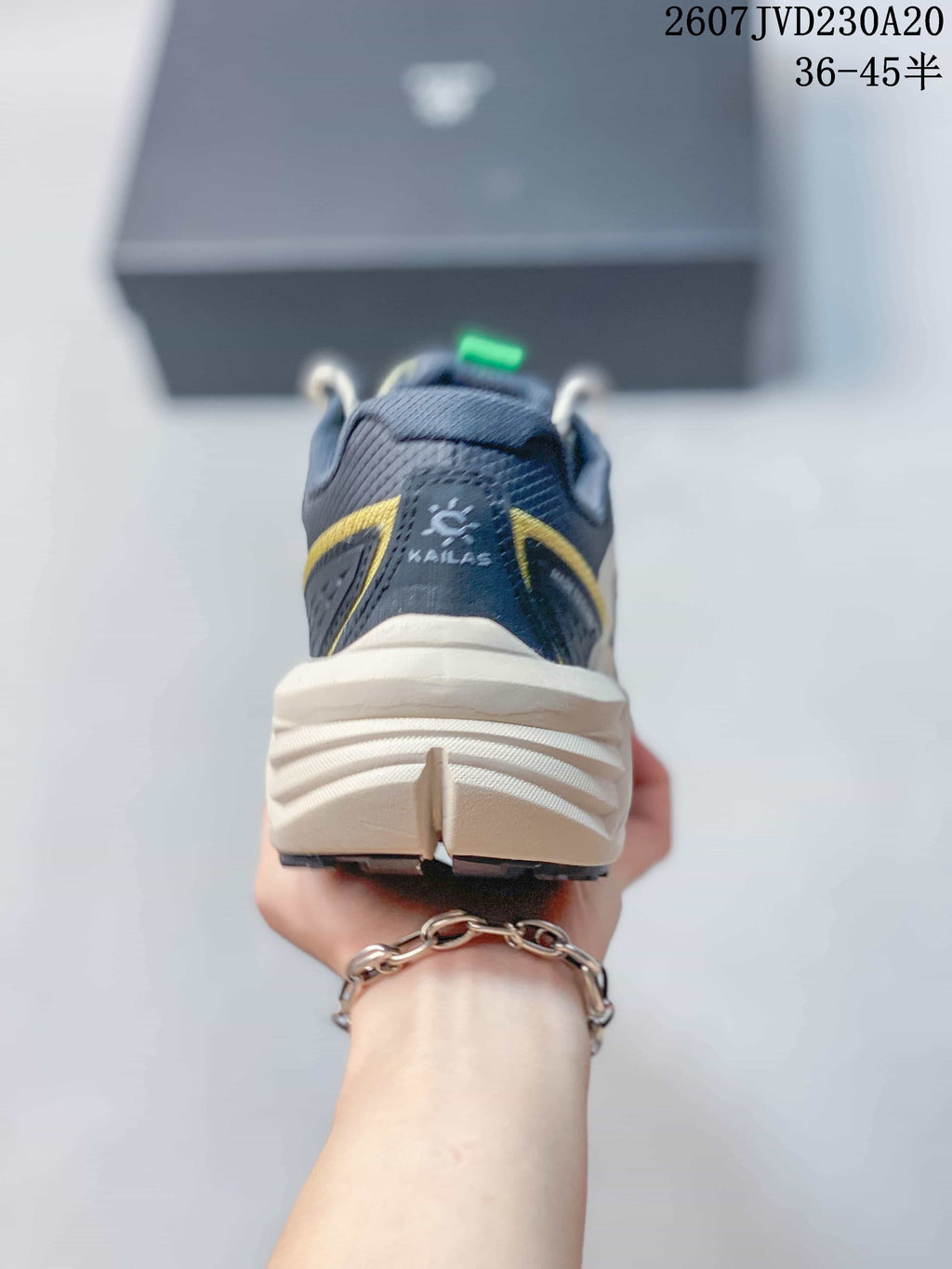 KAILAS Shanhang 2 GTX Hiking Shoes in Green Navy 712700RRY - product image from the listing.
