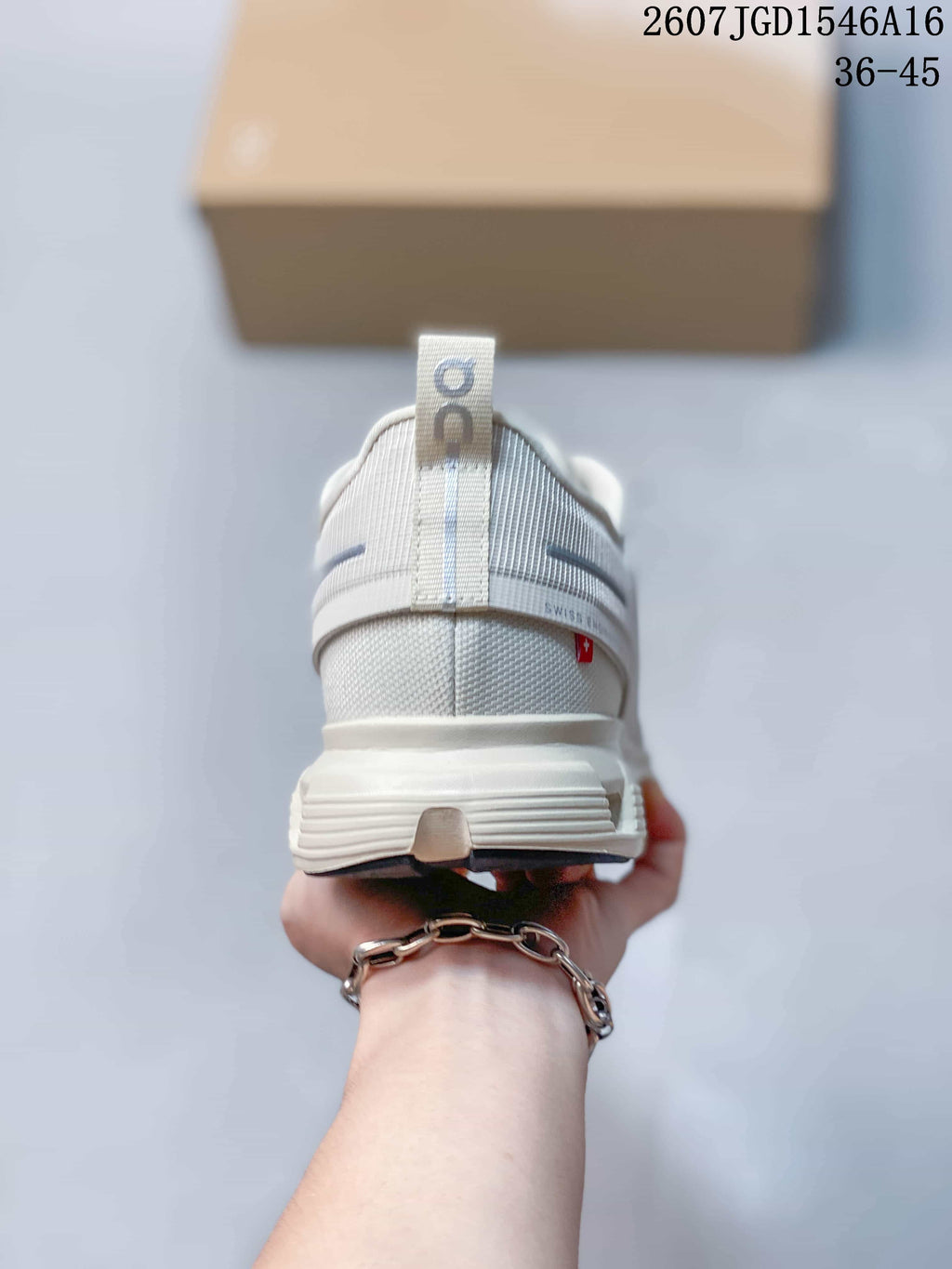 On Cloudtilt Remix Sneakers in White Grey - product image from the listing.
