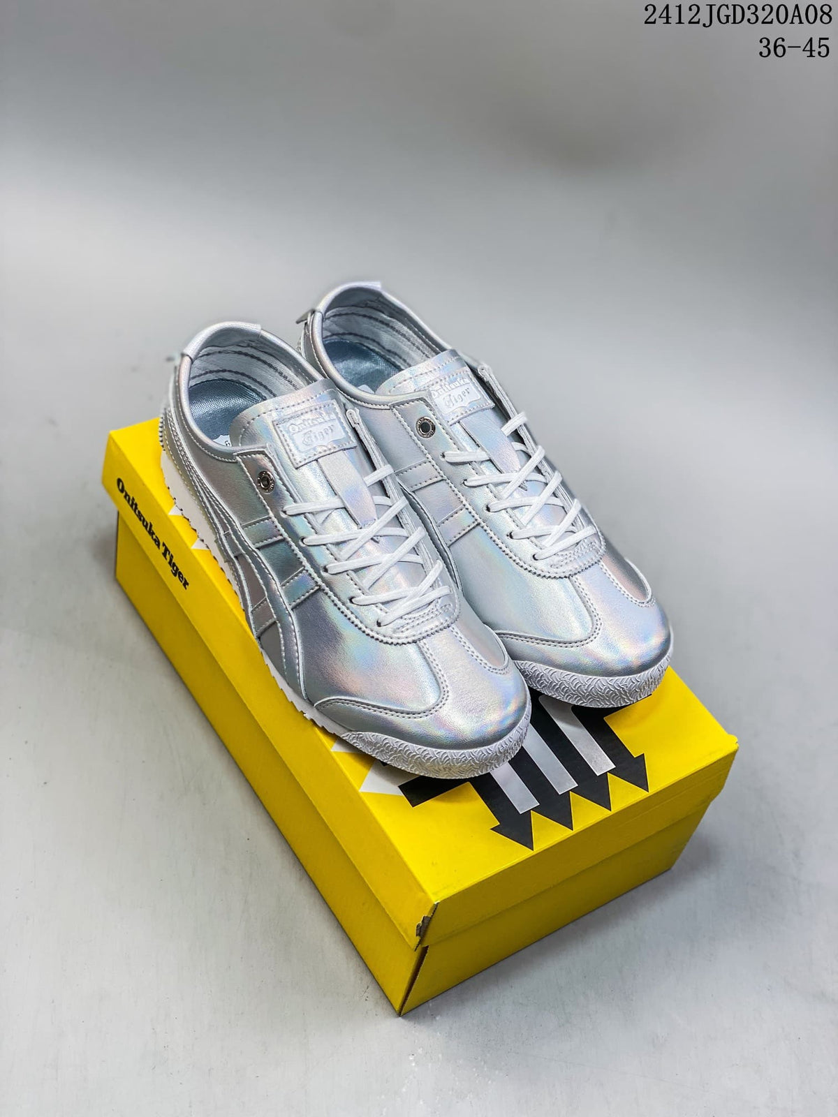 Onitsuka Tiger Mexico 66 SD Trainers Silver Iridescent - product image from the listing.