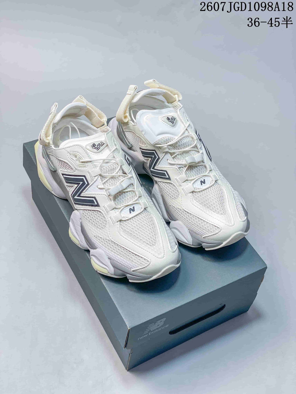 New Balance 9060 Joe Freshgoods Sneakers in White Grey 711280EWO - product image from the listing.