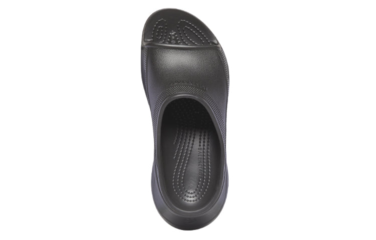 Balenciaga x Crocs Pool Slide Sandals 'Black' 677389W1S8E1000 # for Women - product image from the listing.