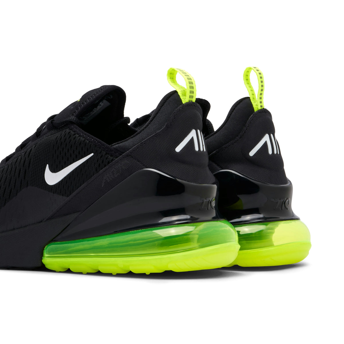 BLACK NEON - NIKE AIR MAX 270 - product image from the listing.