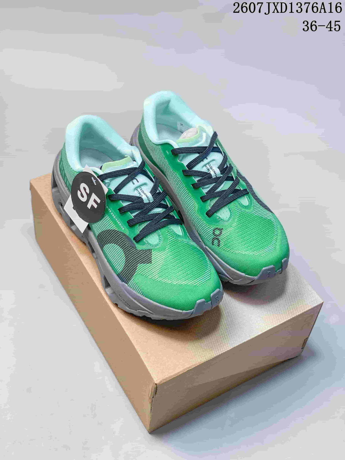 On Cloudmonster 3 Sneakers in Hyper Green - product image from the listing.