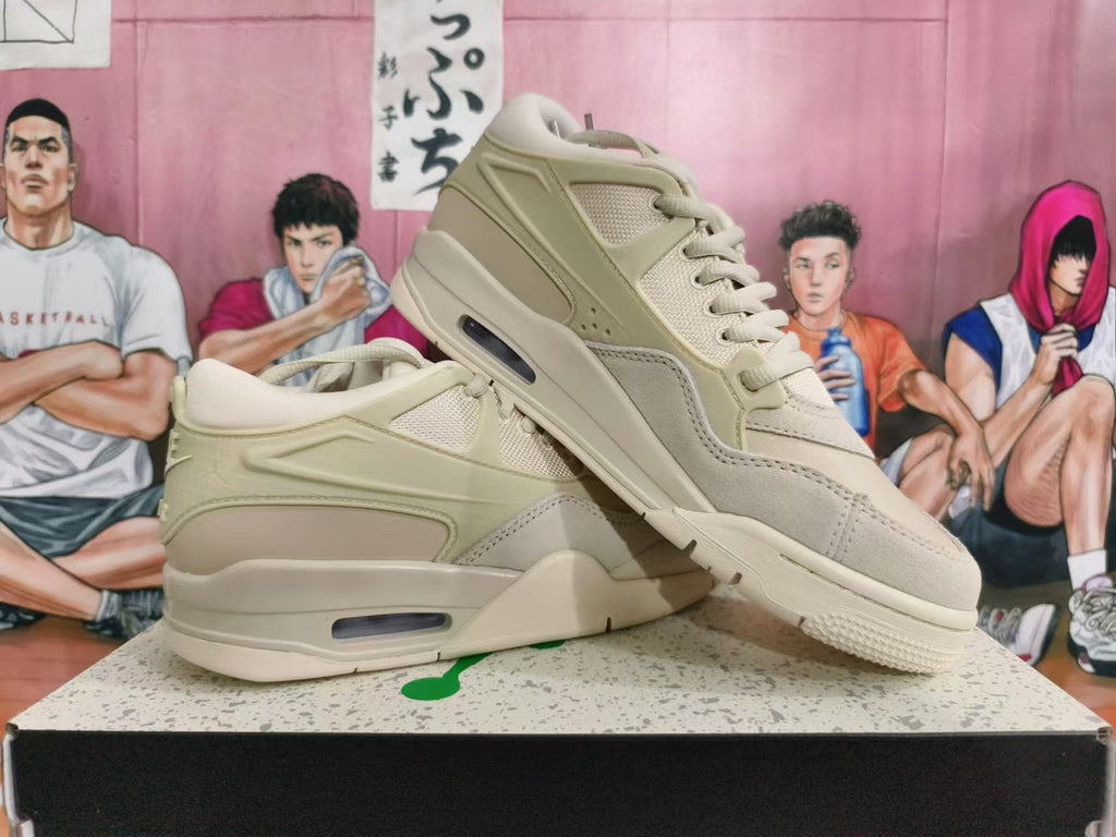 Beige Nike Air Trainer 1 Sneakers - product image from the listing.