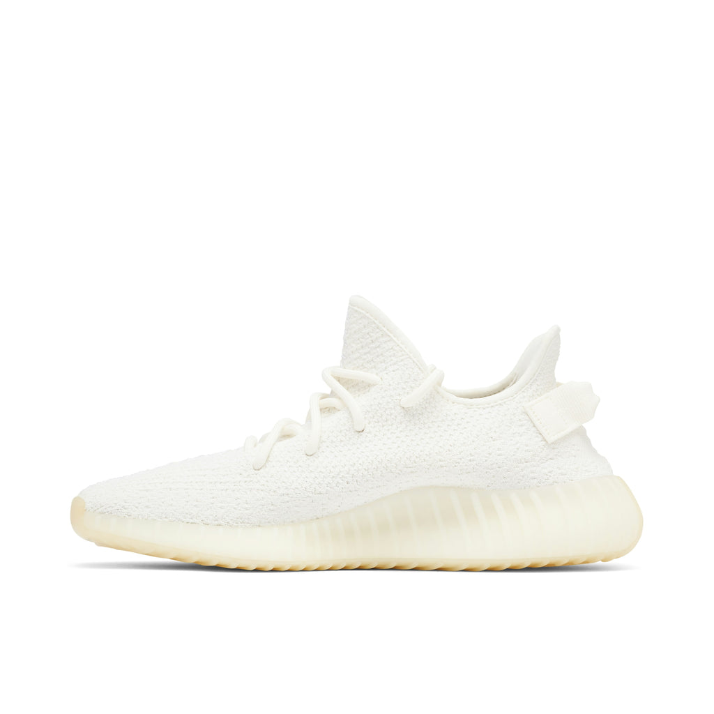 YEEZY BOOST 350 V2 CREAM TRIPLE in WHITE - product image from the listing.