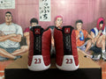 Red and White Jordan 12 High-Top Sneakers - product image from the listing.