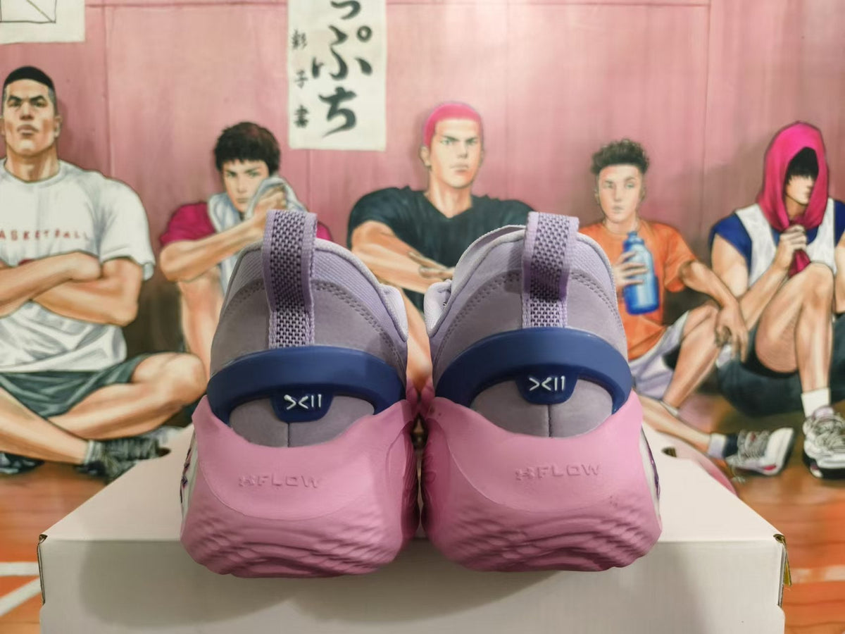 Pink and Lavender Basketball Trainers - product image from the listing.