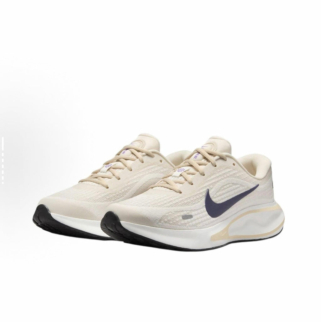 Nike Journey Run Road Running Shoes FJ7765-106 in Ivory - product image from the listing.