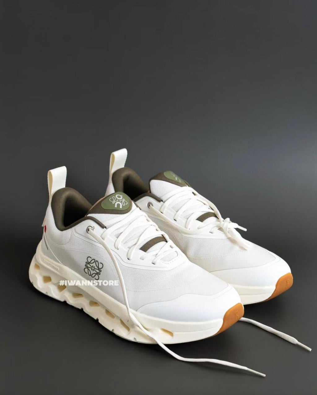 LOEWE x On Cloudtilt 2.0 White/Brown Lifestyle Trainers - product image from the listing.