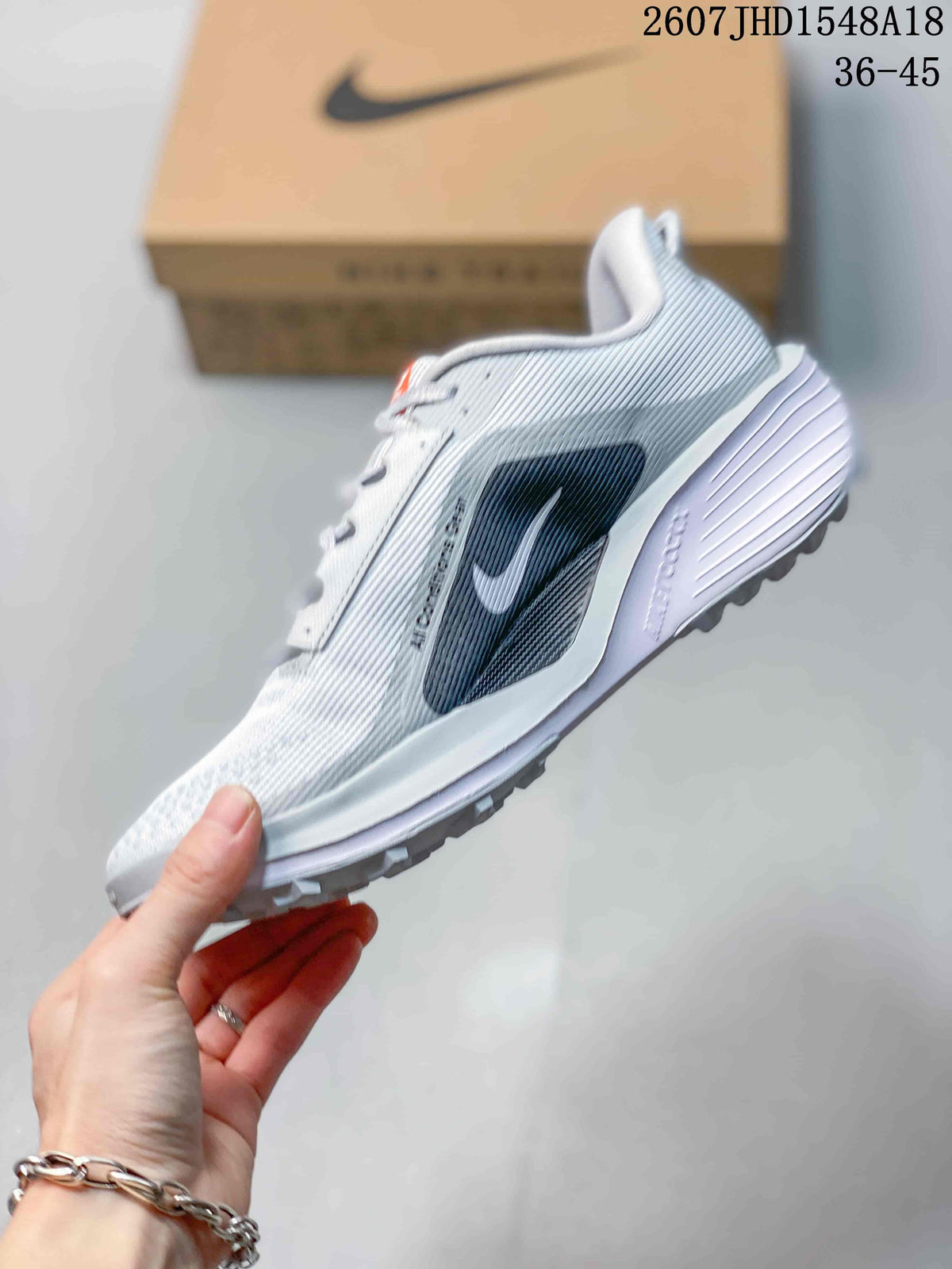 Nike ReactX Pegasus ACG Trail 6 Sneakers in White Gray - product image from the listing.