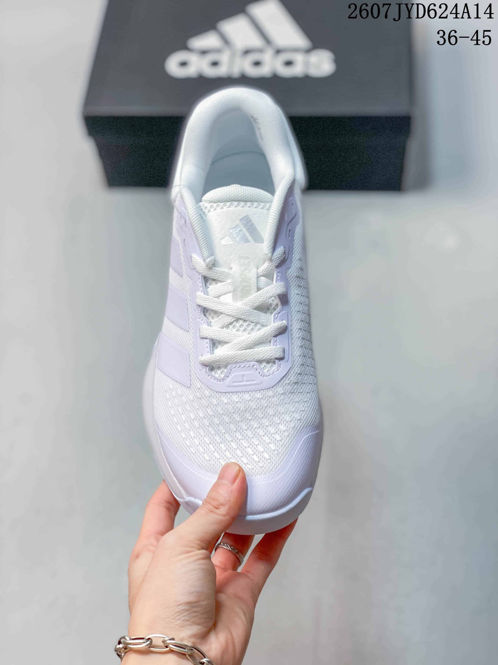White Mesh - adidas Dropset 4 Training Shoes - product image from the listing.