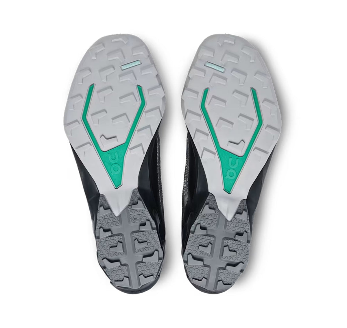 Women's On Cloudventure Peak 3 Black/Glacier Trail Running Shoes - product image from the listing.