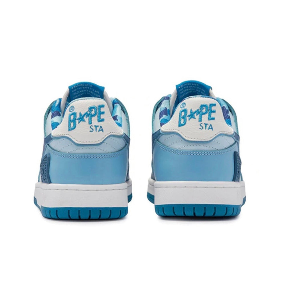 A BATHING APE BAPE SK8 Sta Sneakers in Blue - product image from the listing.