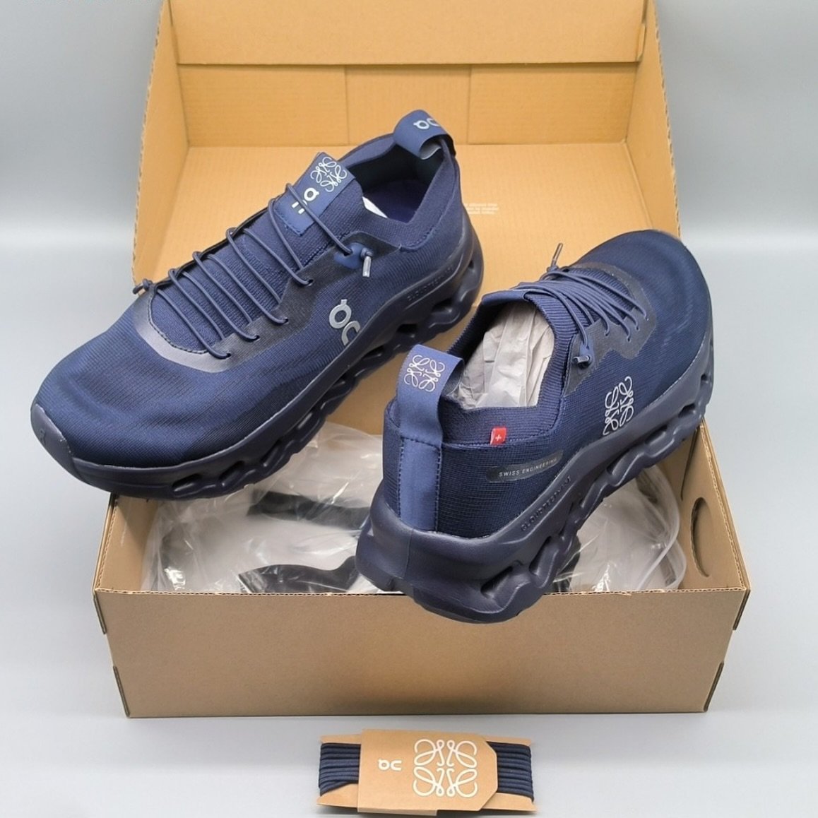 LOEWE x On Cloud Dark Blue Lifestyle Trainers - product image from the listing.