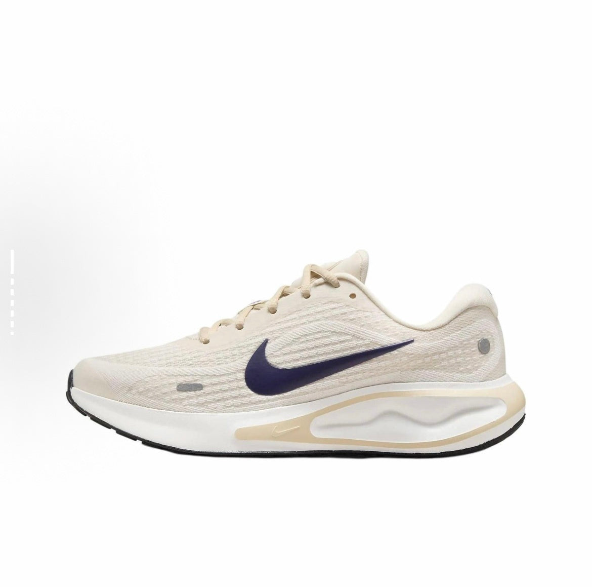 Nike Journey Run Road Running Shoes FJ7765-106 in Ivory - product image from the listing.