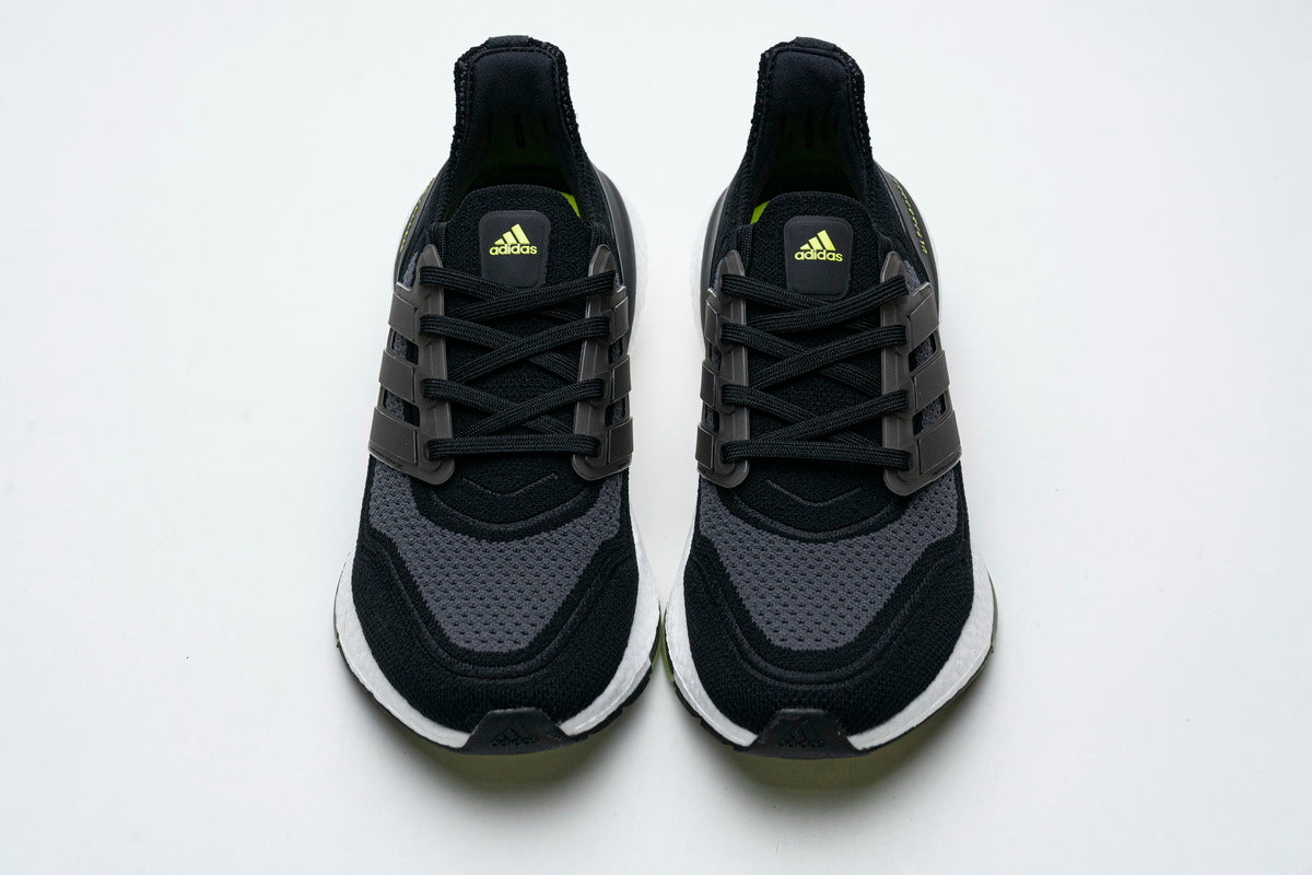 adidas Ultraboost 21 Running Shoes FY0374 in Black - product image from the listing.
