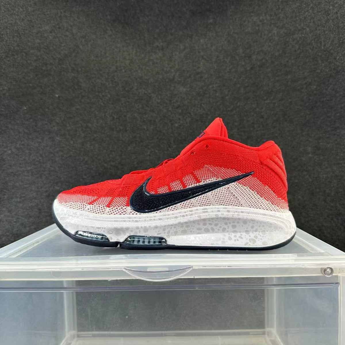 Nike Red, Running Sneakers in White and Black - product image from the listing.
