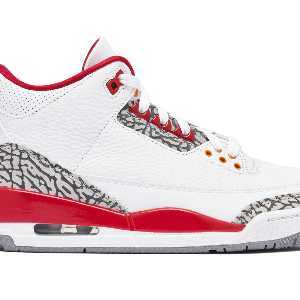 AIR JORDAN 3 CARDINAL in RED - product image from the listing.