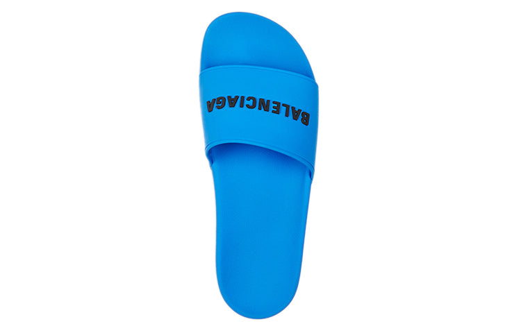 "Blue" Balenciaga Pool Slides 565826W1S804005 # - product image from the listing.
