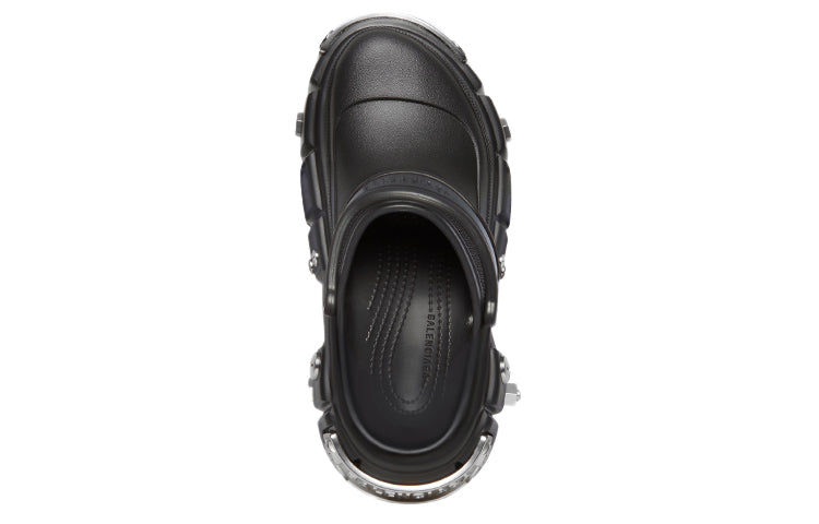 Balenciaga Hardcrocs Slide x Crocs 'Nero Silver' 687398W1S8N1081 # for Women - product image from the listing.