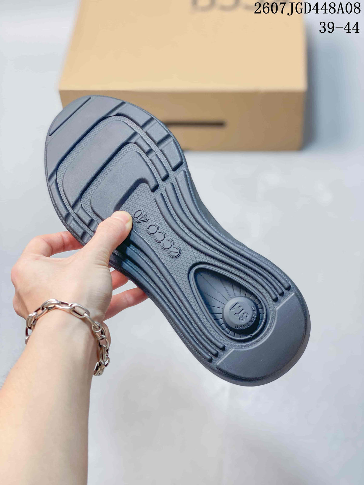 ECCO 710280OPW Dark Gray Casual Sneakers for Running - product image from the listing.
