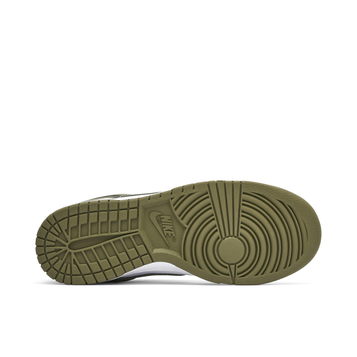 Women's NIKE DUNK LOW MEDIUM OLIVE - product image from the listing.