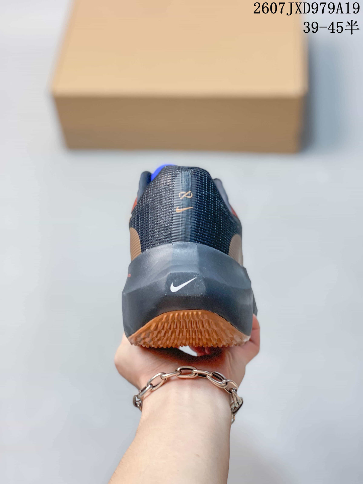 Nike Zoom Fly 5 PRM Running Shoes in Black Blue JXD979A19 - product image from the listing.