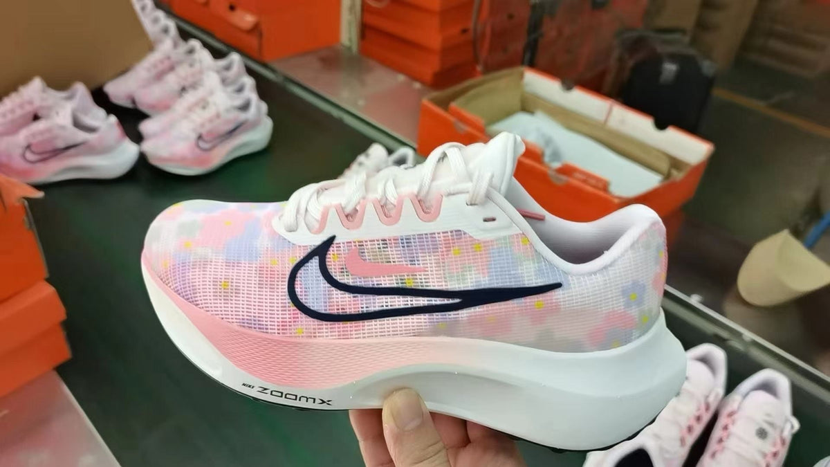 Nike Zoom Fly 5 Running Shoes in White Pink DV7894-600 - product image from the listing.