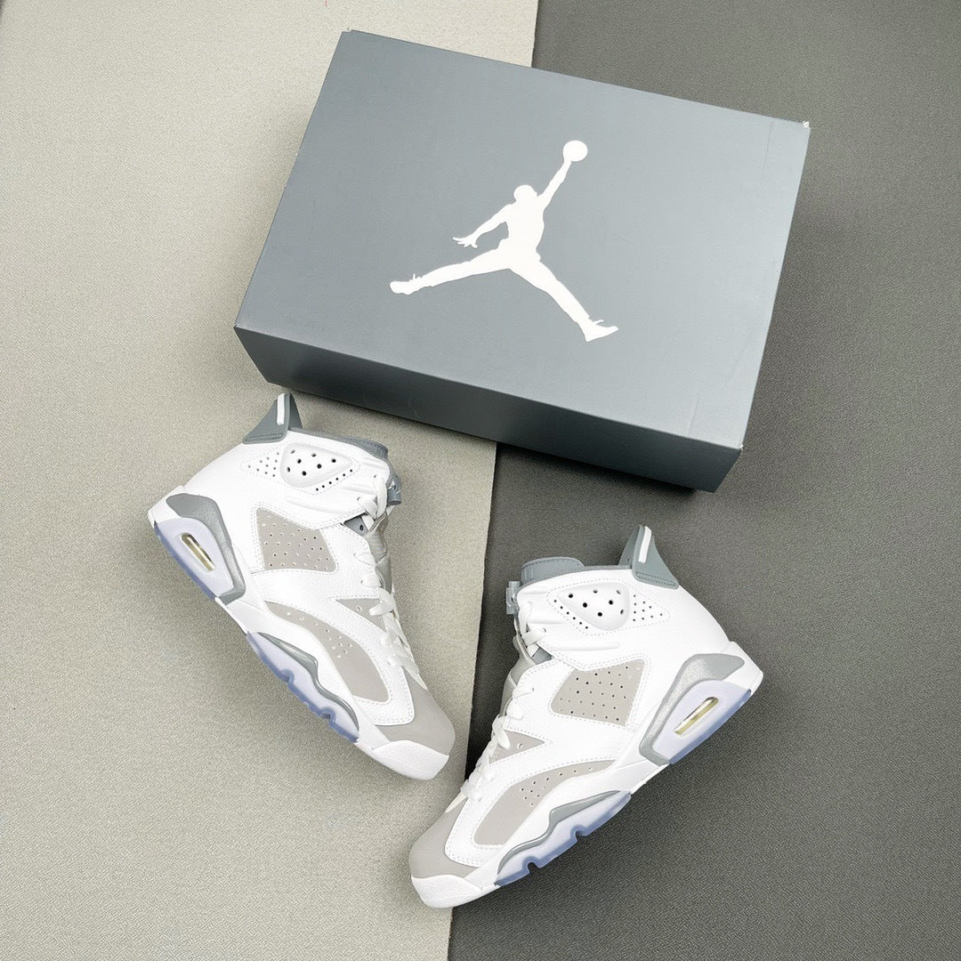 Air Jordan 6 Retro Cool Grey Sneakers CT8529-100 - product image from the listing.