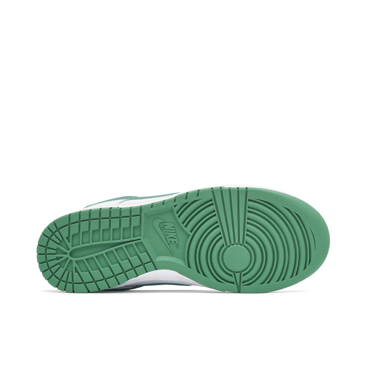 Women's NIKE DUNK LOW WHITE LUCKY GREEN - product image from the listing.