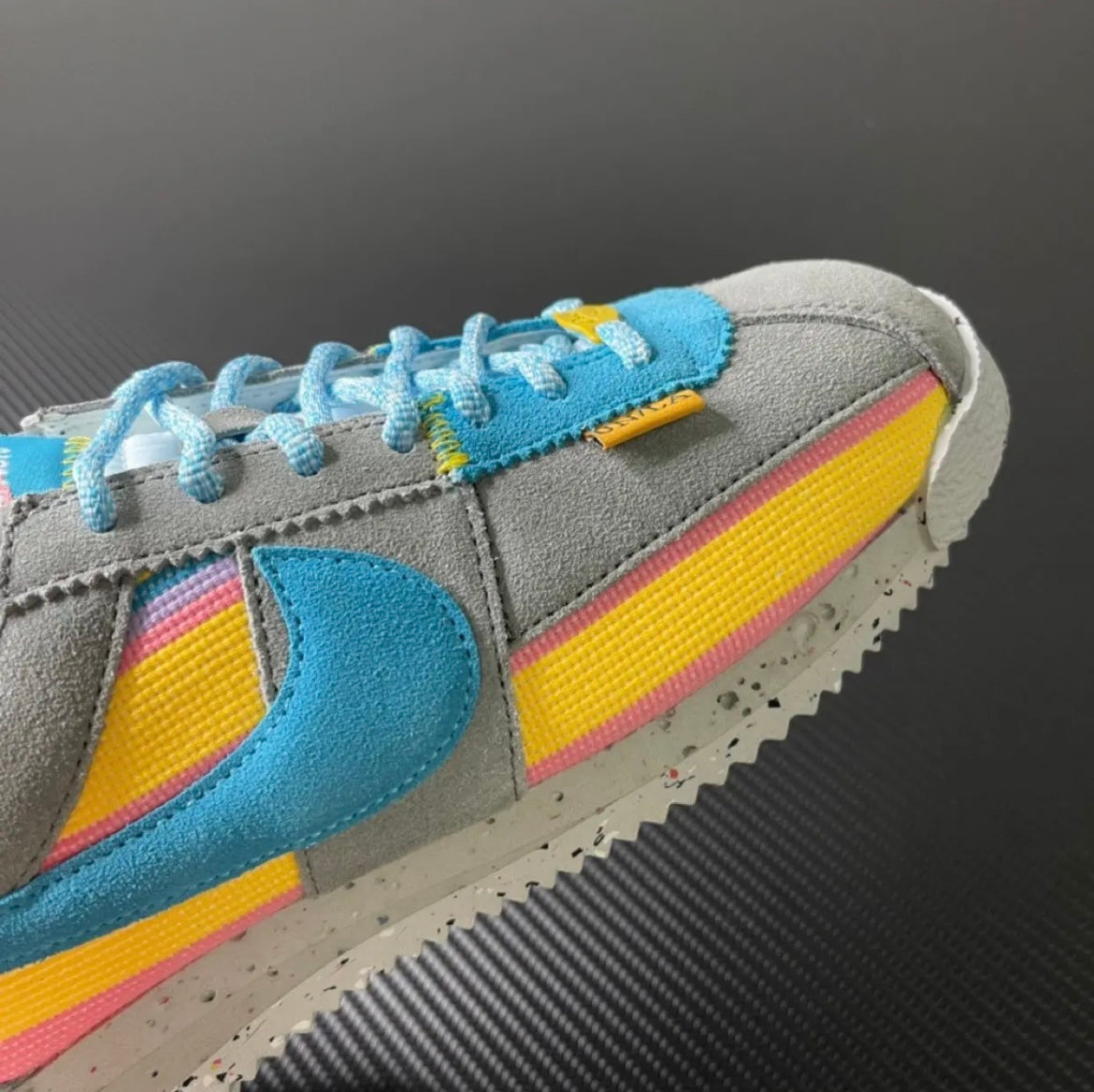 Nike Cortez SP Union LA Sneakers in Light Smoke Grey DR1413-002 - product image from the listing.
