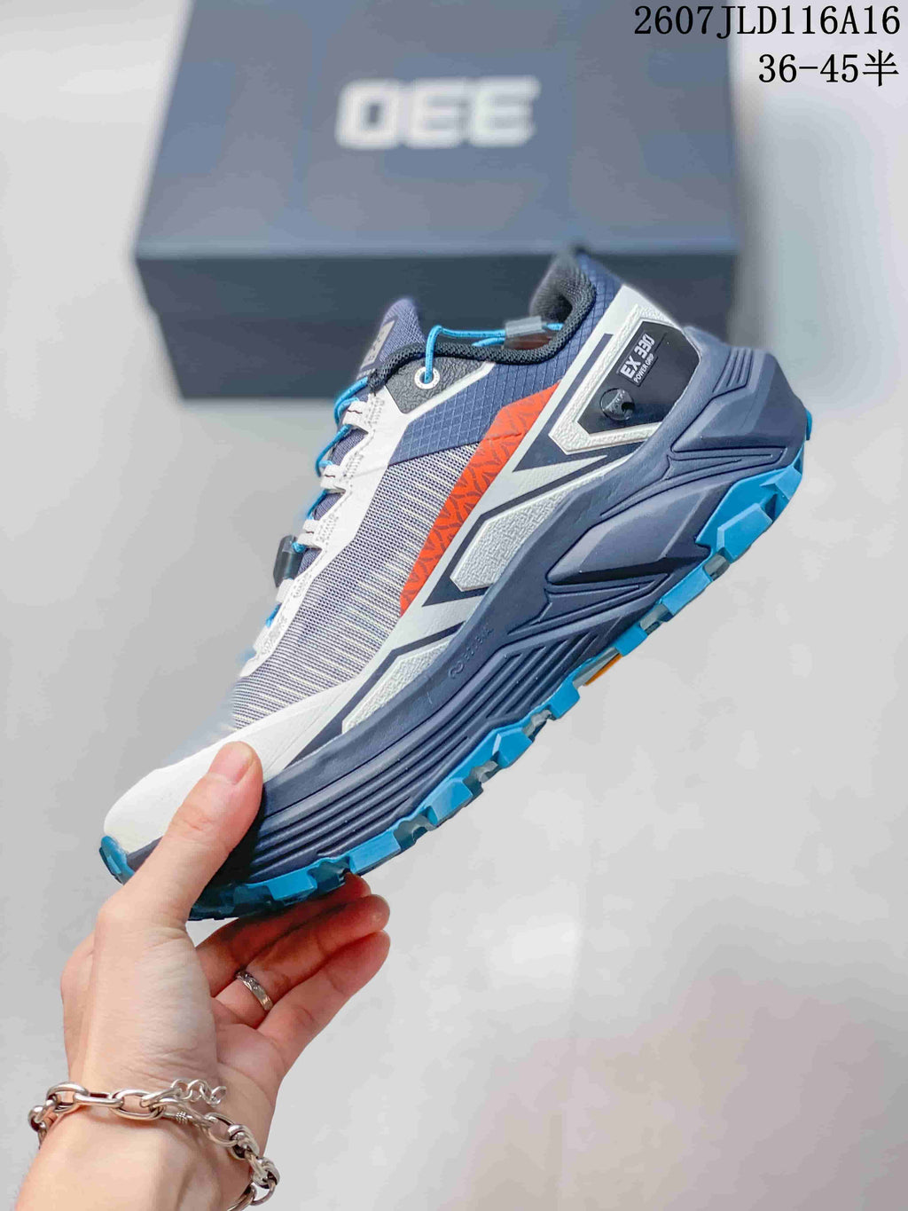 KAILAS FUGA EX330 Trail Running Shoes in Blue Gray 2607JLD116A16 - product image from the listing.