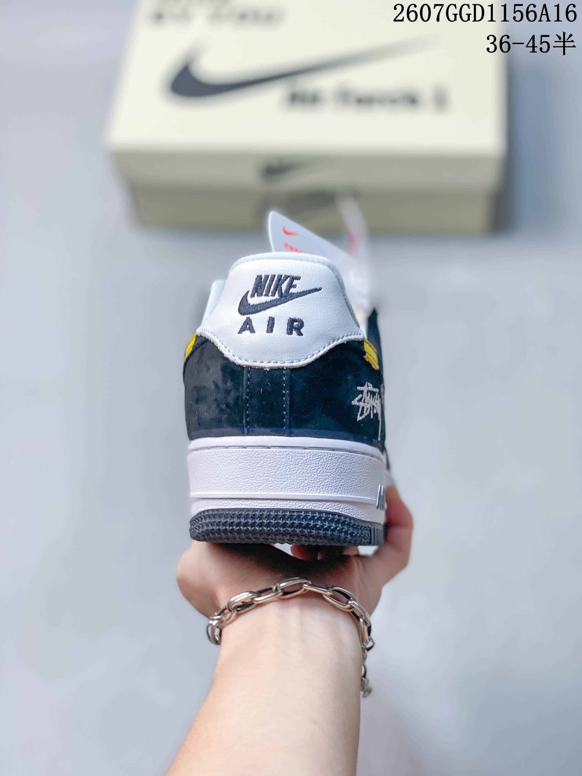 Nike Air Force 1 Sneakers in Black White 2607GGD1156A16 - product image from the listing.