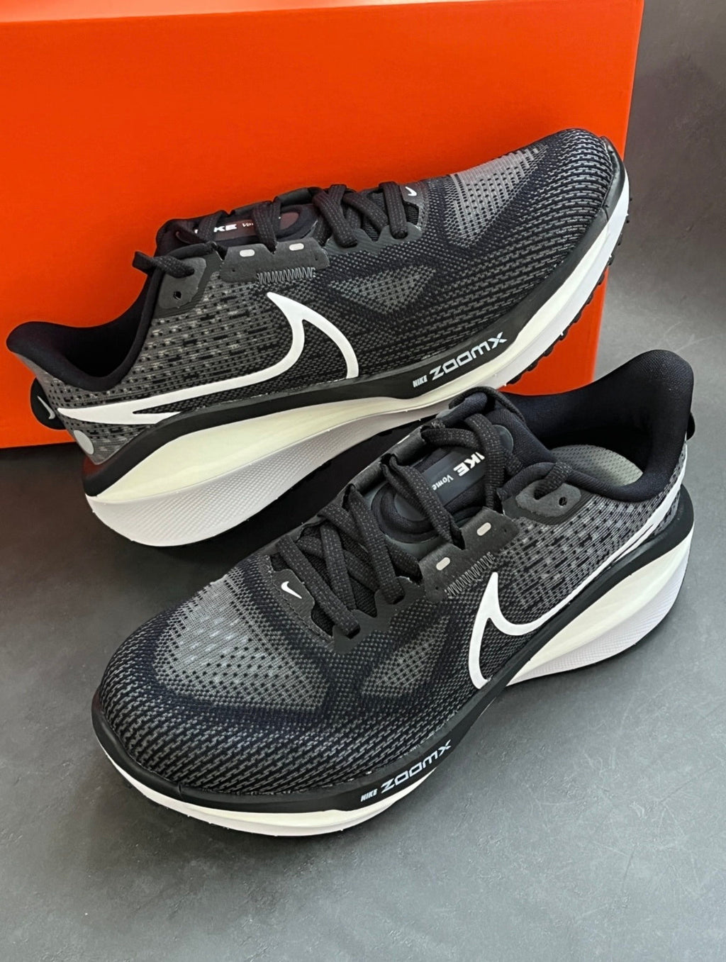 Nike Air Zoom Vomero 17 Running Shoes in Black FB1309-004 - product image from the listing.