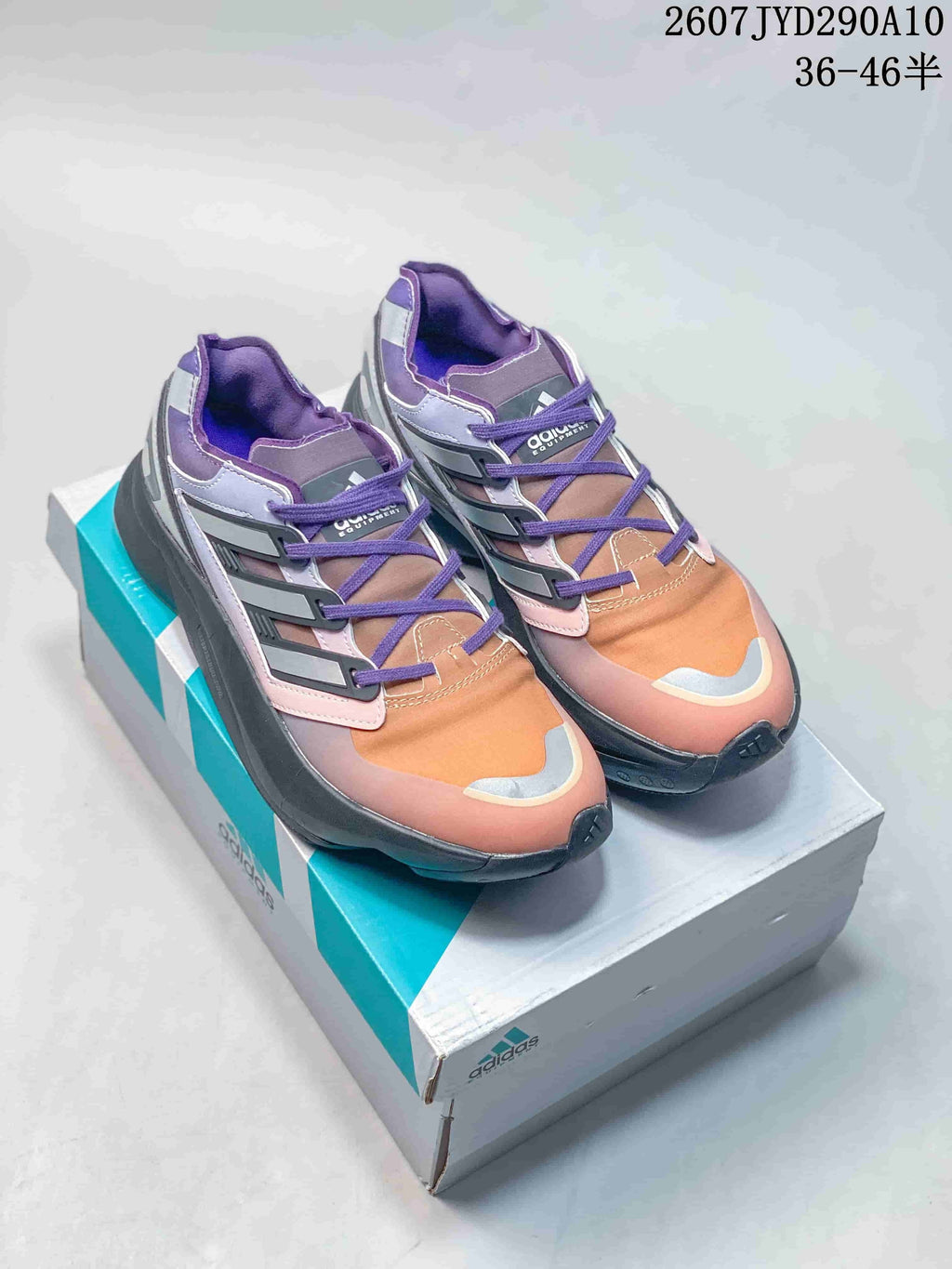 adidas Equipment Adios Pro Low-Top Running Shoes in Purple - product image from the listing.