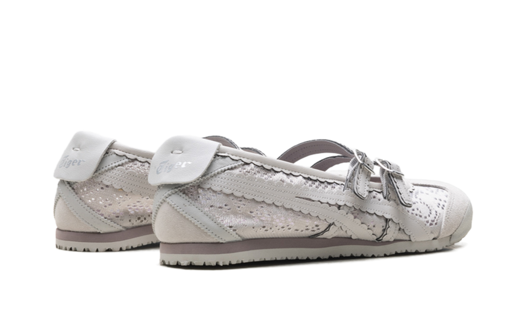 Women's Onitsuka Tiger Mexico 66 TGRS Ballet Flats - Oyster Grey - product image from the listing.