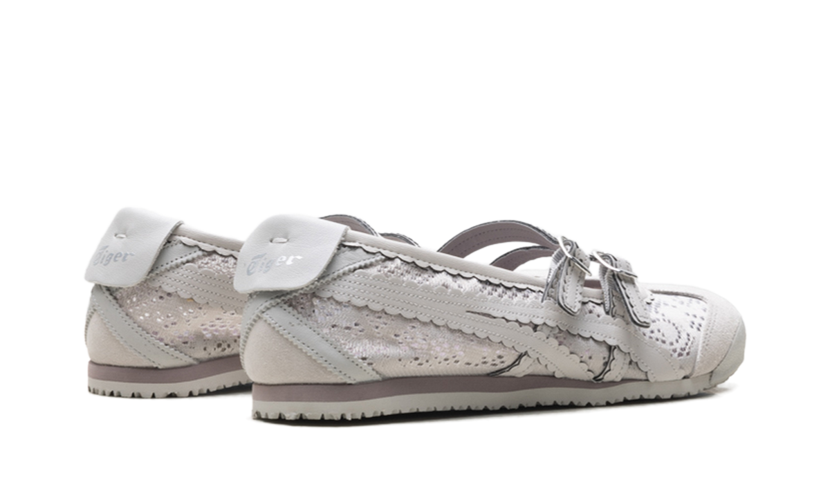 Women's Onitsuka Tiger Mexico 66 TGRS Ballet Flats - Oyster Grey - product image from the listing.