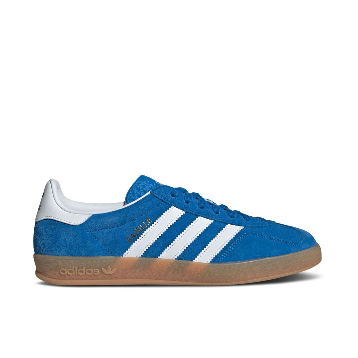 ADIDAS GAZELLE INDOOR BLUE BIRD CLOUD in WHITE - product image from the listing.
