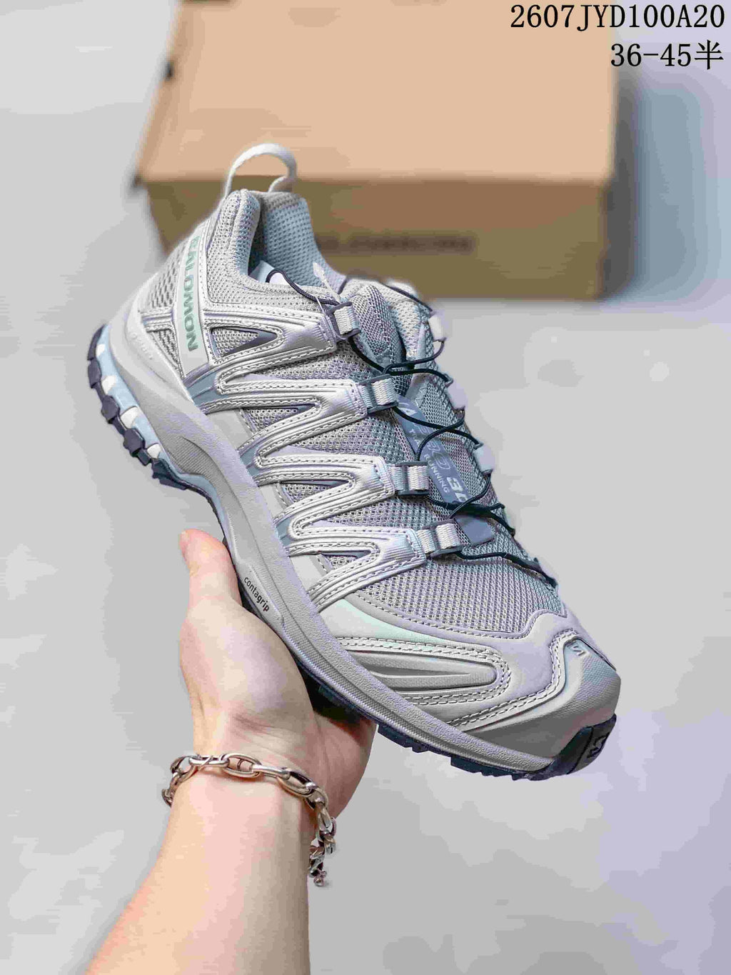 Salomon XA PRO 3D Trail Running Shoes in Grey 2607JYD100A20 - product image from the listing.