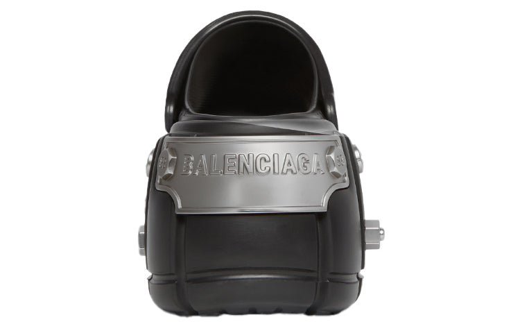 Balenciaga Hardcrocs Slide x Crocs 'Nero Silver' 687398W1S8N1081 # for Women - product image from the listing.