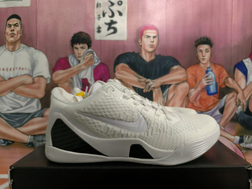 Nike Kobe Basketball Shoes in White - product image from the listing.