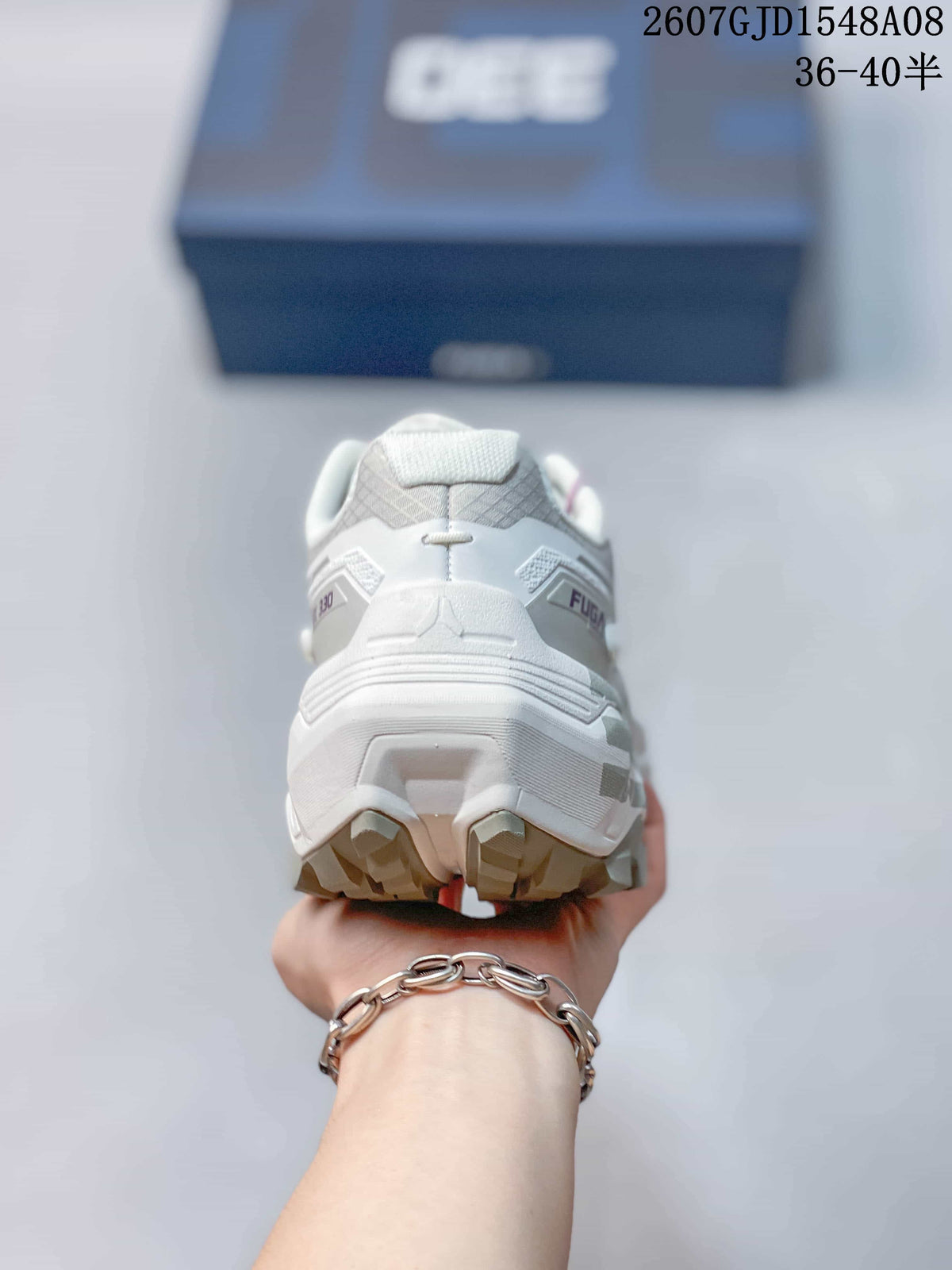 Kailas Fuga Ex 330 Trail Running Shoes in White Pink - product image from the listing.