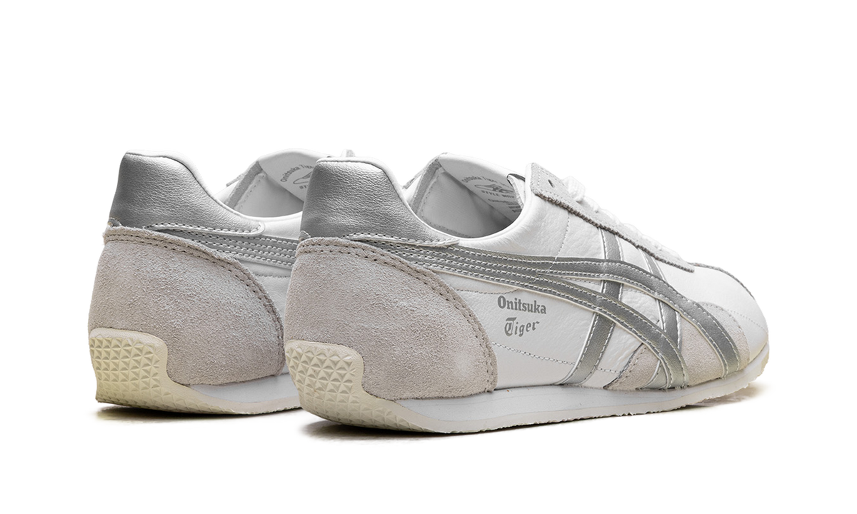 Onitsuka Tiger Runspark Sneakers in White Silver - product image from the listing.