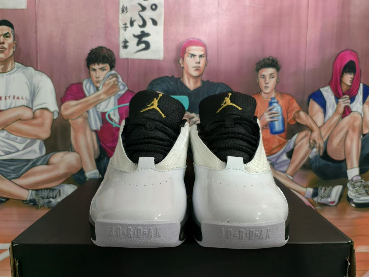 Jordan Basketball Sneakers in White and Black - product image from the listing.
