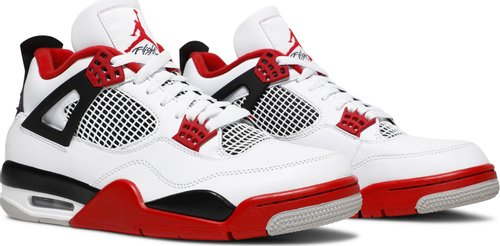 Red fire - Air Jordan 4 Retro - product image from the listing.
