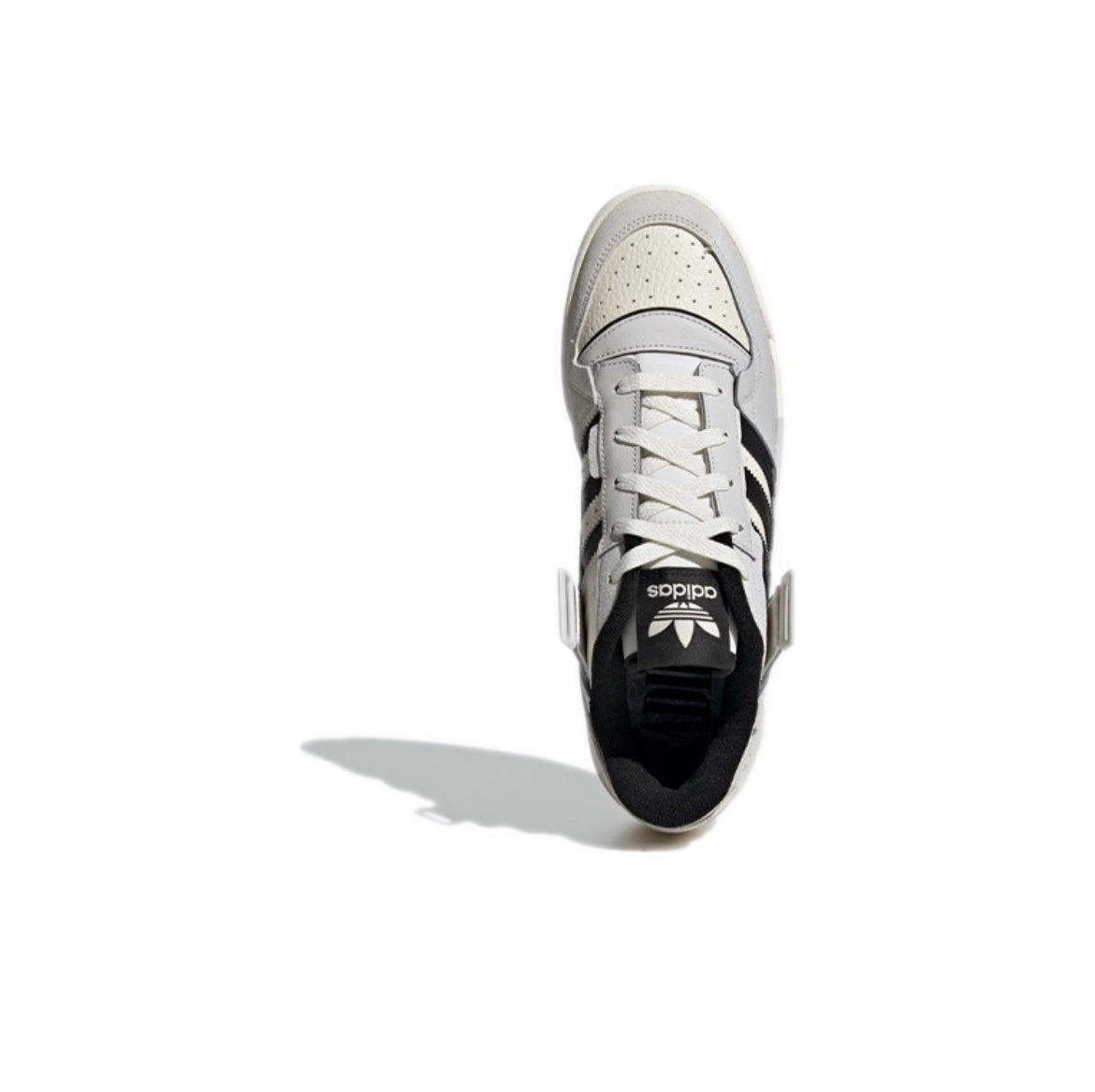 Adidas Originals Forum Exhibit Low Sneakers in Gray Black GX6284 - product image from the listing.