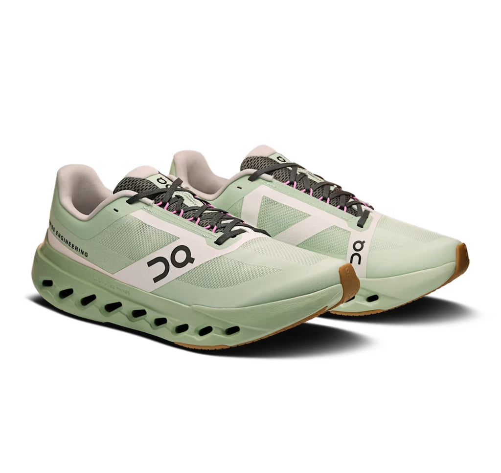 Women's On Cloudsurfer Next Z5 Mineral/Almond Running Shoes - product image from the listing.