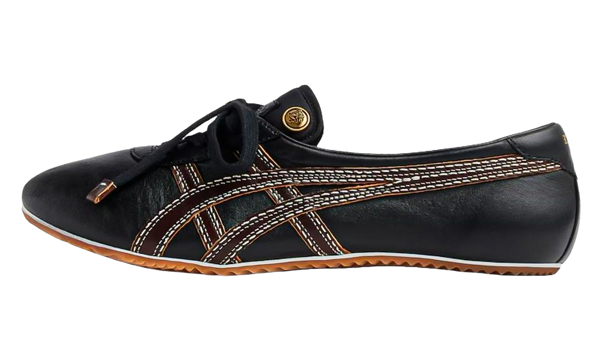 Onitsuka Tiger Tai Chi Sakura Nappa Versace Sneakers in Black Brown - product image from the listing.